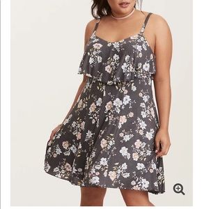 Torrid floral Hacci knit dress size 1